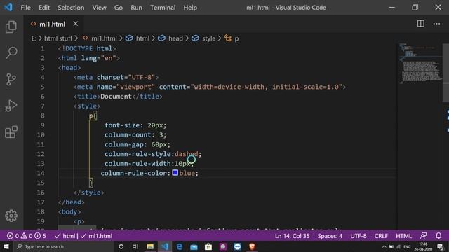 18.CSS Multiple Columns in Hindi | Detailed Lecture With Examples смотреть онлайн