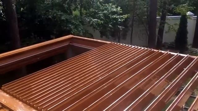 Биоклиматическая пергола BIOCLIMATIC