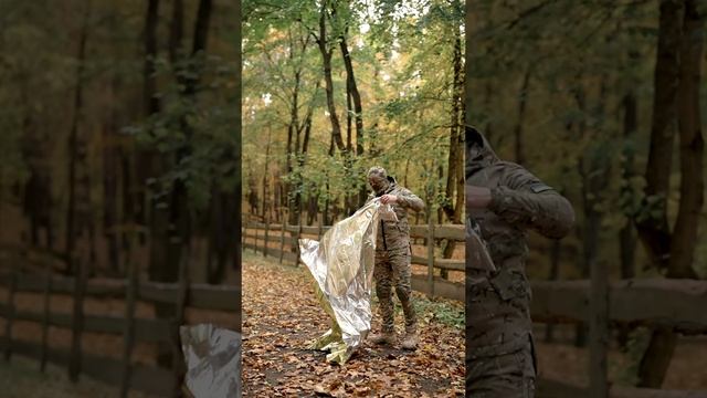 Термоодеяло для обертывания защитное спасательное Одеяло из фольги тактическое военное армейское смотреть онлайн