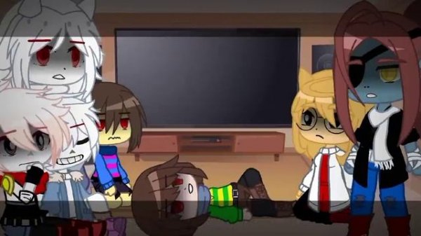 Undertale react to Killer Sans || Bad Sanses || 1/6