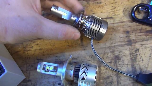 NAO H4 9003 Led Light Kit Review | Cummins Truck Get's New LED's смотреть онлайн
