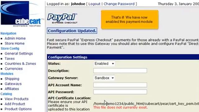 How to add payment modules in CubeCart смотреть онлайн