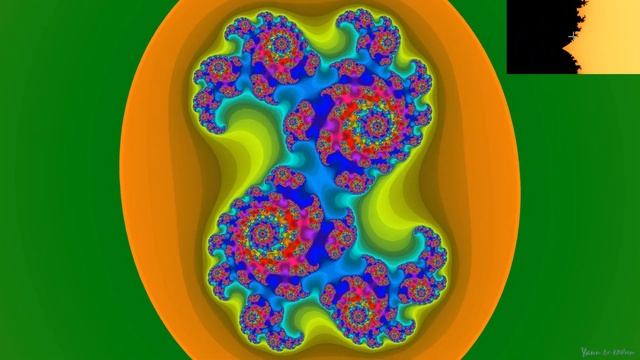 NEVER SEEN - Julias around Mandelbrot set along Iso-iteration 20 смотреть онлайн