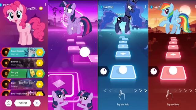 MLP Pinki pie - twilight sparkle - nightmare moon - rainbow dash ios android gameplay edit смотреть онлайн