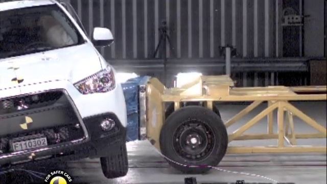Euro NCAP | Mitsubishi ASX | 2011 | Crash test смотреть онлайн