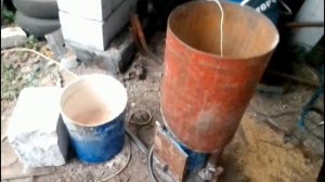 Дробилка зерна, из балона пропан.