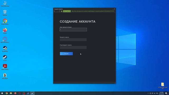 Как создать аккаунт Steam за пару минут / Создать аккаунт в стиме на компьютере / Steam аккаунт смотреть онлайн