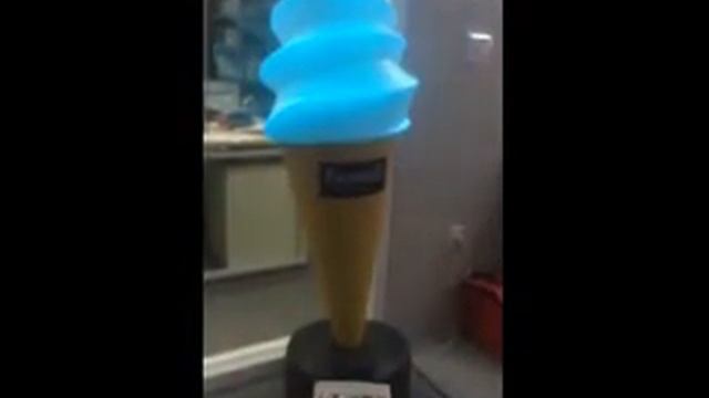 Макет. Рожок со светодиодной подсветкой