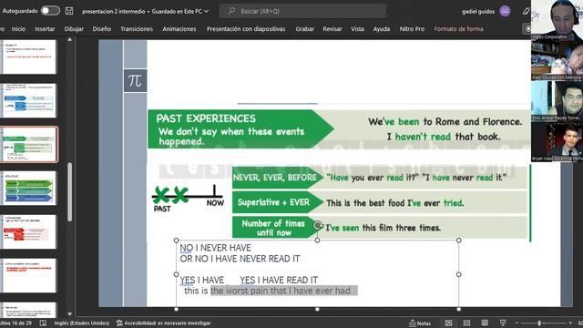 Inglés Corporativo- 25/10/2022 -Present Perfect 3 смотреть онлайн