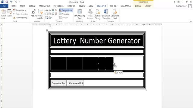 How to Create Lottery Number Generator with VBA using Microsoft Word смотреть онлайн