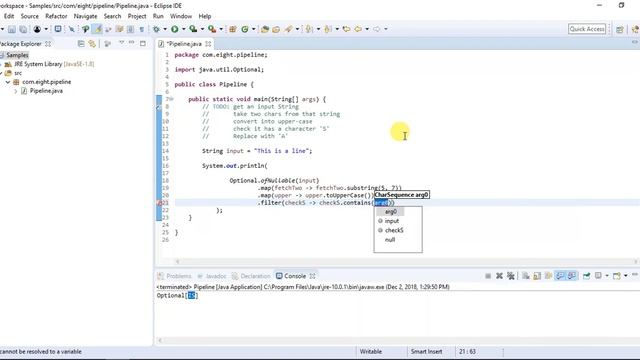 Java8 Part2 Constructing Pipelines demo смотреть онлайн