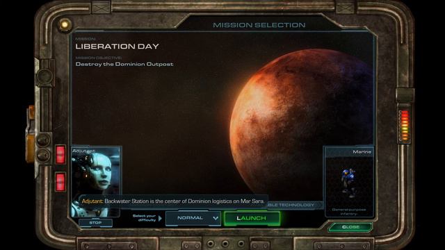 StarCraft II: Wings of Liberty / Mar Sara 1 - Mission 1 - Liberation Day смотреть онлайн