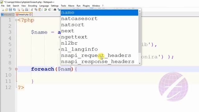 PHP Foreach Loop Bangla | php Tutorial for Beginners Bangla - 15 смотреть онлайн