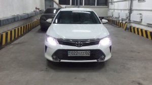 Штатный дистационный запуск с родного ключа Camry V55