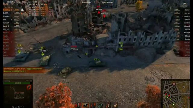 AMX 50b 10 kills Барабан решает ! [Халявный рандом] смотреть онлайн