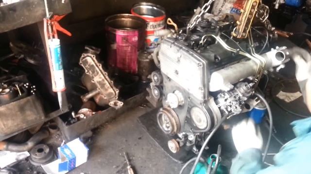 Тестовый запуск двигателя KIA J3 с механическим ТНВД (EURO III)