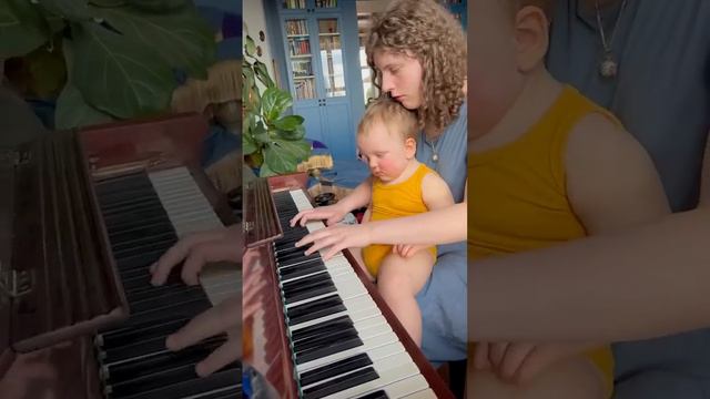Gavriil Is Listening To His Sister Ksenia Playing Piano