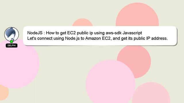 NodeJS : How to get EC2 public ip using aws-sdk Javascript смотреть онлайн