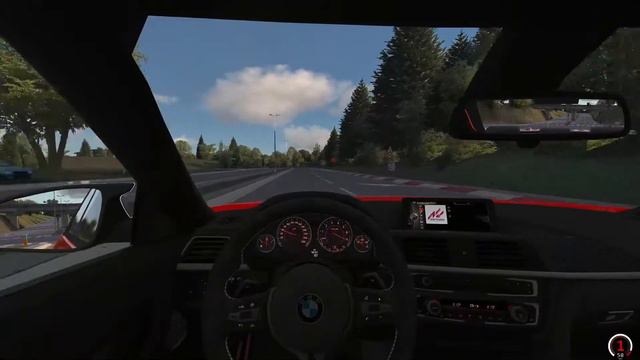 Assetto Corsa Test Drive BMW F30 смотреть онлайн