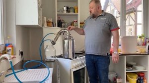 Перегон браги, просто без затей  режим потстилл. Красная схема перегонки браги!!