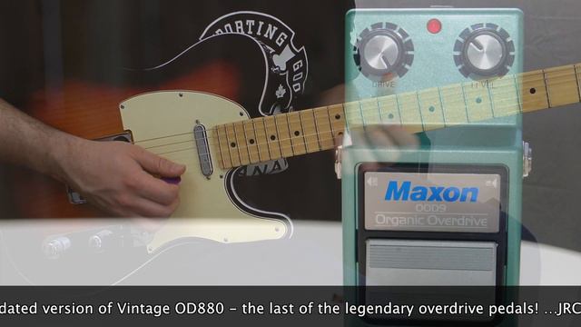 Maxon OOD9 Organic Overdrive pedal смотреть онлайн