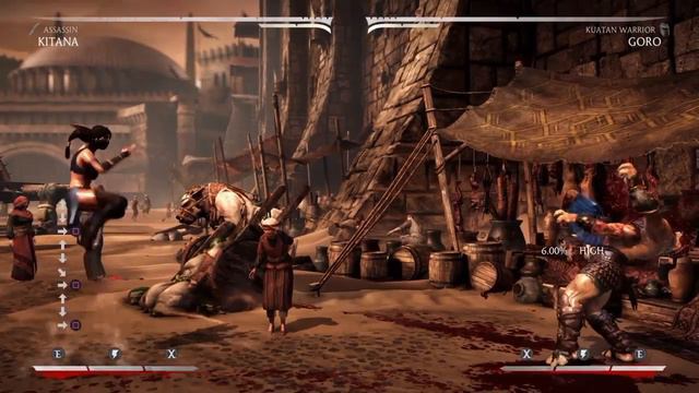 MORTAL KOMBAT XL- "KITANA INSTANT AIR FANS TUTORIAL" смотреть онлайн