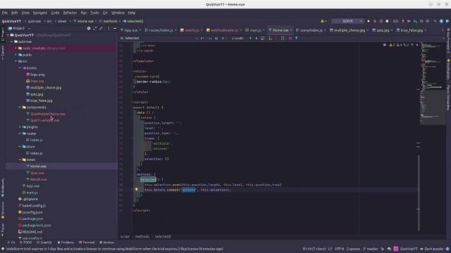Build a Quiz Vue.js App with Vuetify and Vuex Part 1 смотреть онлайн