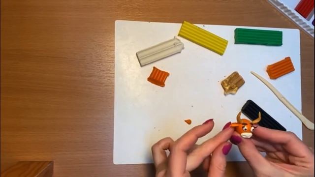 Лепка для дошкольников Бычок смотреть онлайн