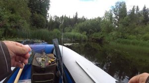 В ПОИСКАХ ЩУКИ. НА ЛОДКЕ СО СПИННИНГОМ ПО МАЛЫМ РЕКАМ ПЕРМСКОГО КРАЯ. #спиннинг #воблеры #рыбалка