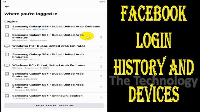 How to Check Facebook Login History? | How to Check the Previous Devices Used for Facebook Login? смотреть онлайн