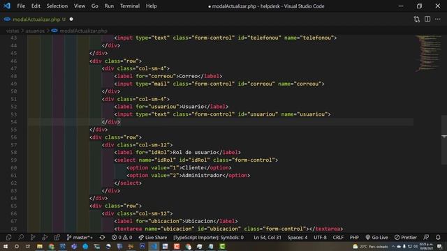 Sistema HelpDesk con PHP y MySQL | Programación modulo usuarios (update) (P2). Cap 11 смотреть онлайн