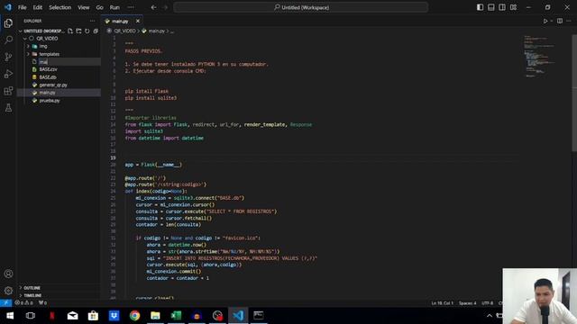 CREAR Y LEER CODIGOS QR CON PYTHON Y WEBCAM ???? смотреть онлайн