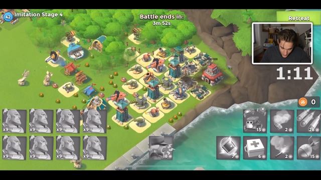 How FAST can I Beat Imitation Game in Boom Beach?! смотреть онлайн