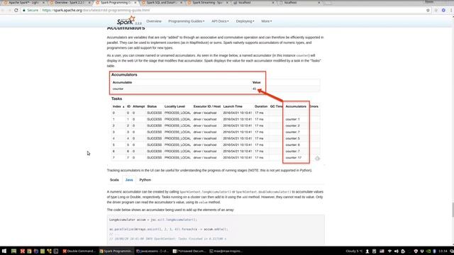 Spark 9: Shared variables смотреть онлайн