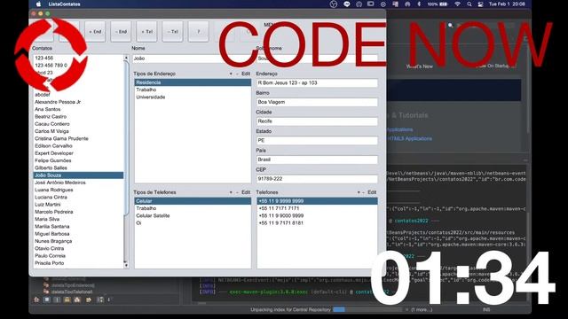 JAVA - Projeto Contatos 2022 com Banco de Dados Completo com SQLite - Parte 38 смотреть онлайн