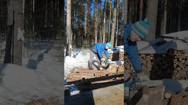 Китайская аккумуляторная цепная пила drillpro ? смотреть онлайн