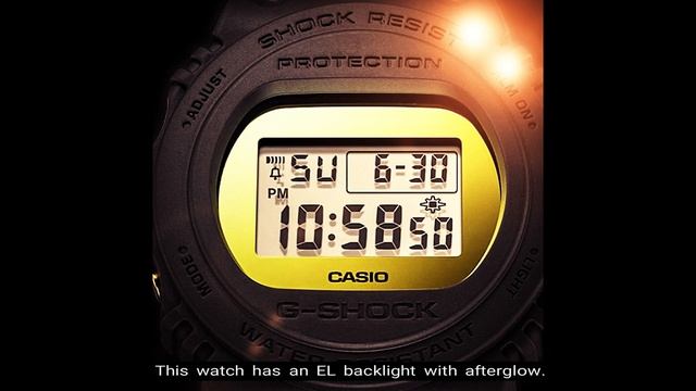 Casio G Shock Gold Metallic Mirror Face Watch | DW5700BBMB-1 Round Digital Watch смотреть онлайн