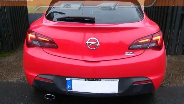 Opel Astra J GTC Coupe 1.6 turbo sportkipufogó hangzás смотреть онлайн