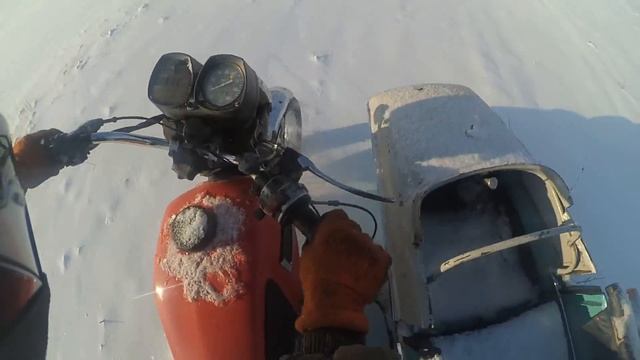 Иж Юпитер 5 с коляской Первые сугробы смотреть онлайн