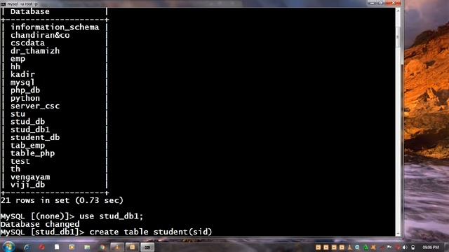 To insert data in a table by creating a database in MySql(Xampp). смотреть онлайн