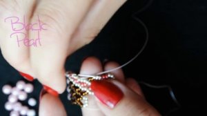 Колье из бисера и бусин. Мастер-класс.Бисероплетение. Necklace from beads. Master class