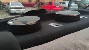 колонки в заднюю полку гранта. врезка, установка колонок в заднюю полку лада