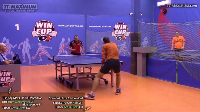 BH TIBHAR Grass Dtecs OX + FH Short Pips: Коваленко Сергей - Нечитайло Евгений турнир Wincup 2020-0