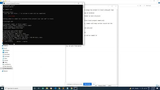 how to merge 2prjs in local using git смотреть онлайн