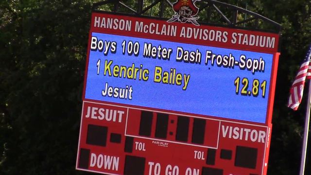 2016 Jesuit vs Franklin and Pleasant Grove - FS Boys 100 meters смотреть онлайн
