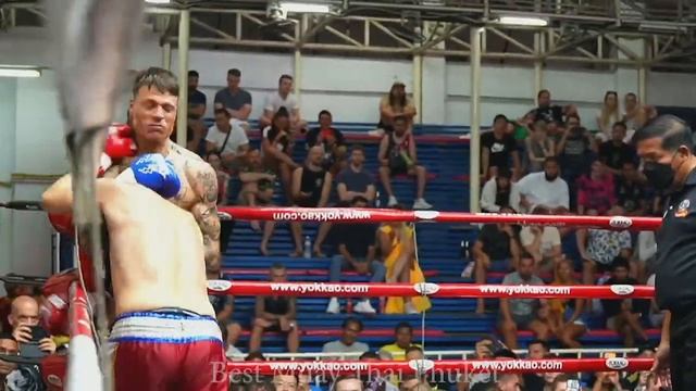 Hellbow KO: Karry ?? Dragon Muay Thai Vs Jascha ?? Phuket Singha Muay Thai | Original Muay Thai смотреть онлайн