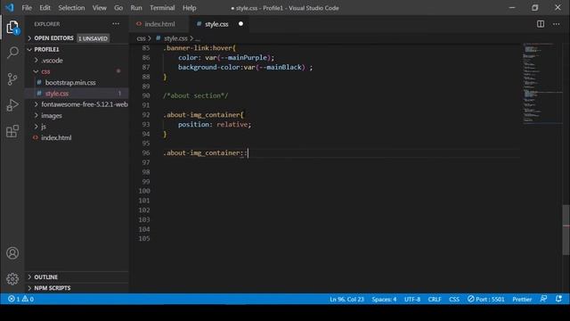 How to create responsive Portfolio/Personal Profile website (HTML5,CSS3 Bootstrap 4 tutorial)-part смотреть онлайн