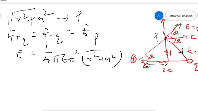 Physics Electrostatics class 12 Electric field | equatorial position | electric dipole Part 5 смотреть онлайн