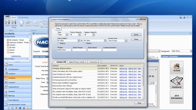 Oracle RightNow Knowledge base смотреть онлайн