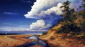 Красивые летние пейзажи художника Виктора Юшкевича